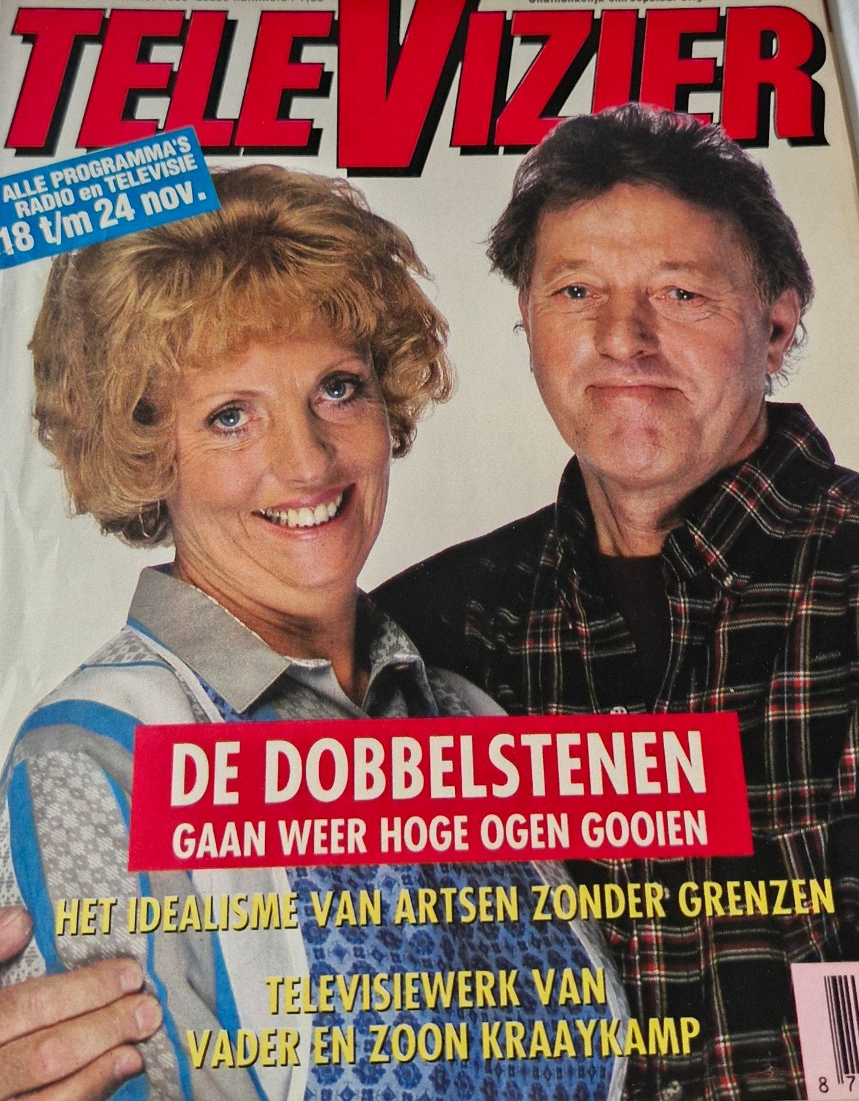 Televizier Magazine 1988 - zeg eens aaa, Kraaykamp, Boeken, Ophalen of Verzenden, Gelezen, Muziek, Film of Tv