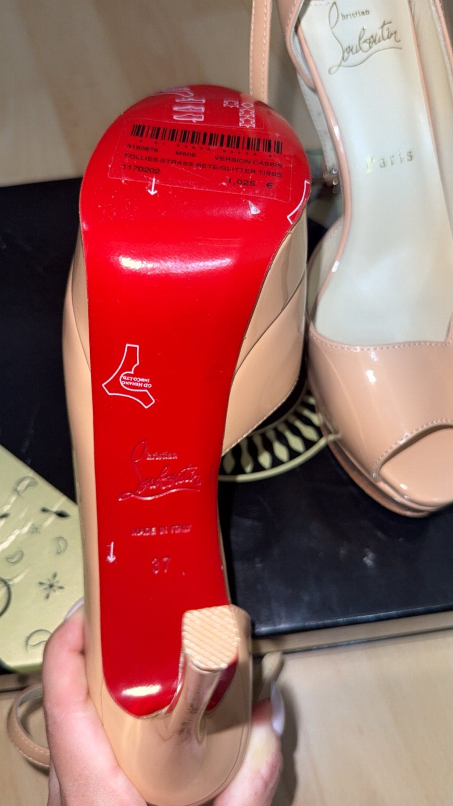 Christian Louboutin pumps hakken beige nude maat 37 ( Nieuw), Kleding | Heren, Overige kleuren, Boots, Nieuw, Ophalen of Verzenden