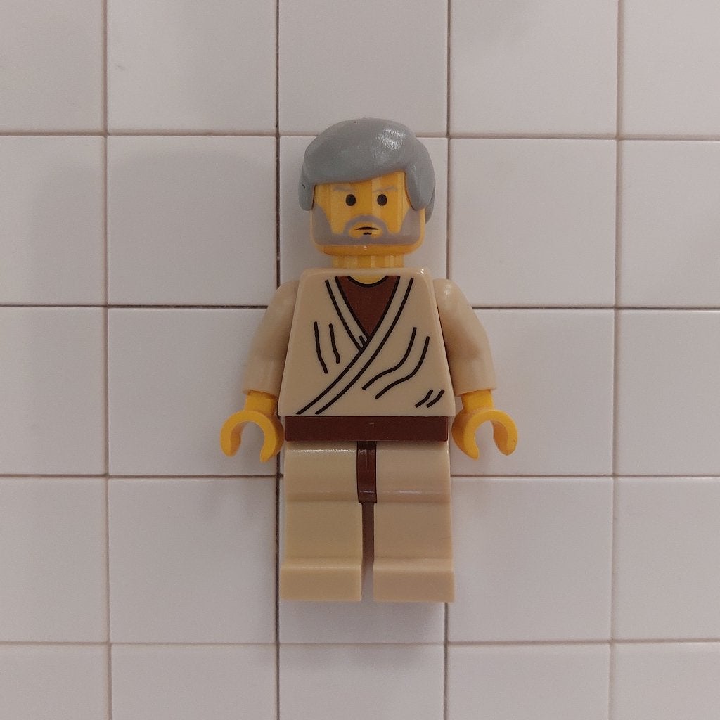 LEGO Star Wars Minifig - Obi-Wan Kenobi - sw1069, Ophalen of Verzenden, Zo goed als nieuw