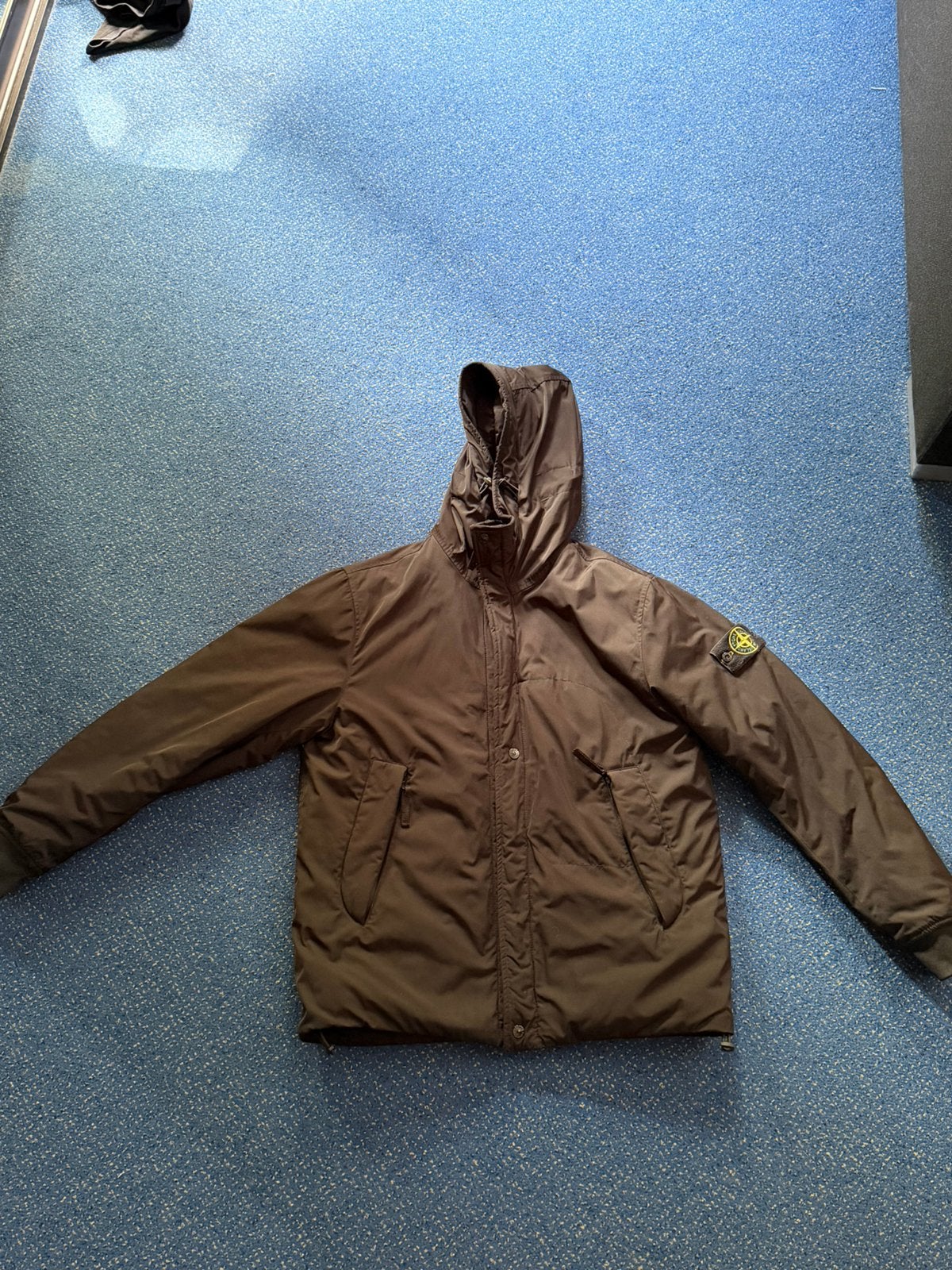 Stone Island winter/tussen jas M, Ophalen of Verzenden, Zo goed als nieuw, Maat 48/50 (M), Zwart