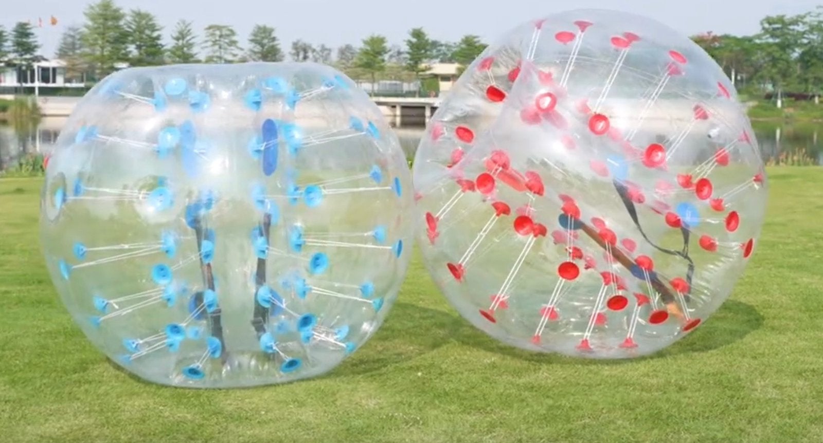Bumperballen te huur 12 stuks, Ophalen, Zo goed als nieuw