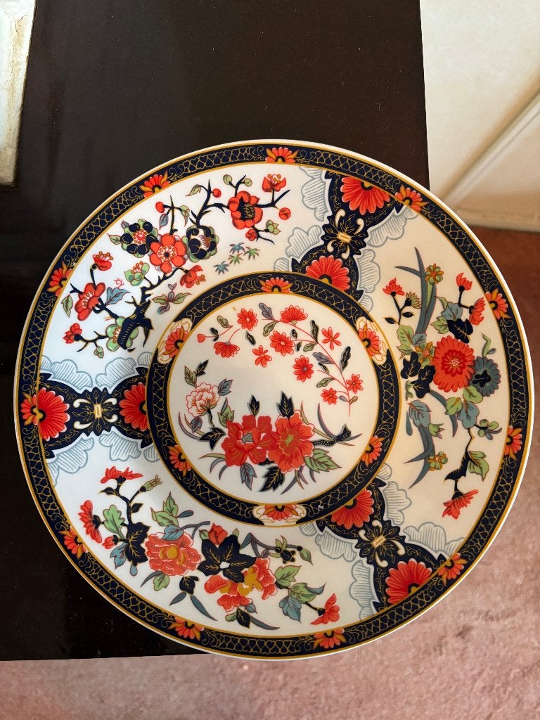 Japans porseleinen bord in Imari stijl, Ophalen