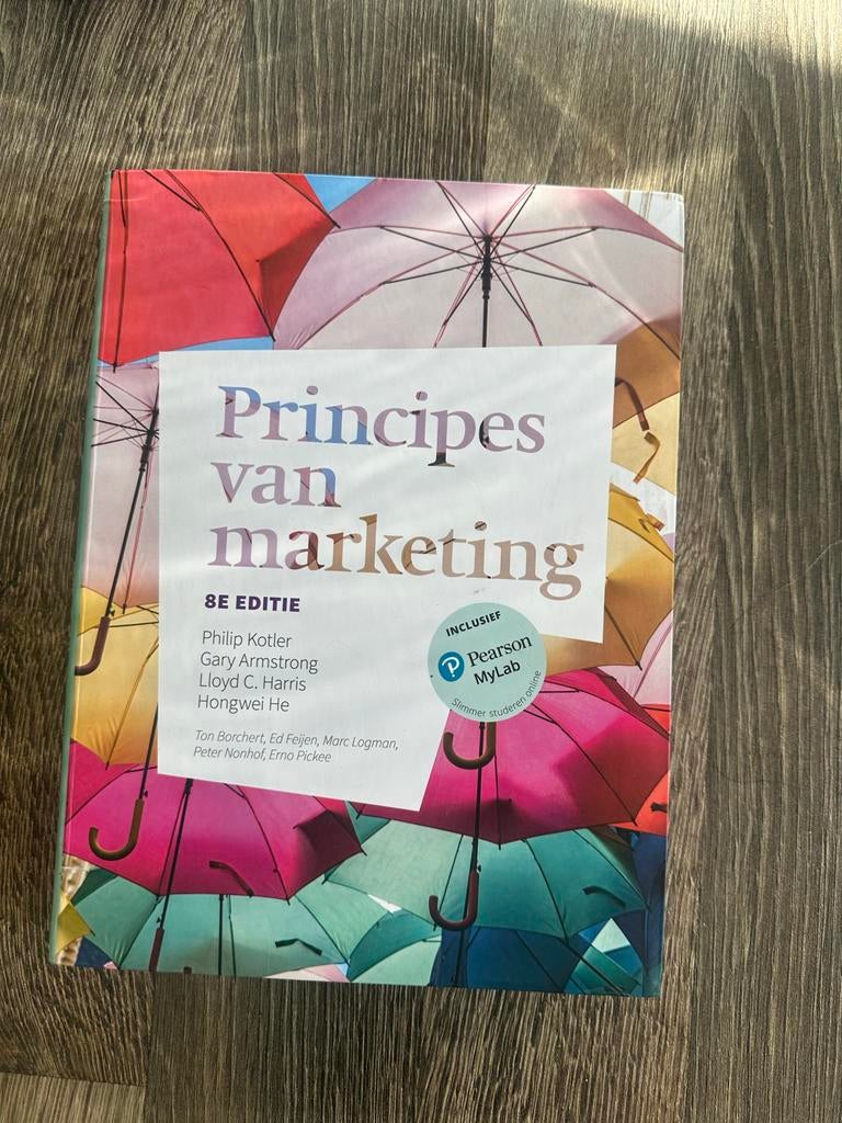 Principes van marketing 8e editie, Ophalen of Verzenden, Gelezen, Economie en Marketing