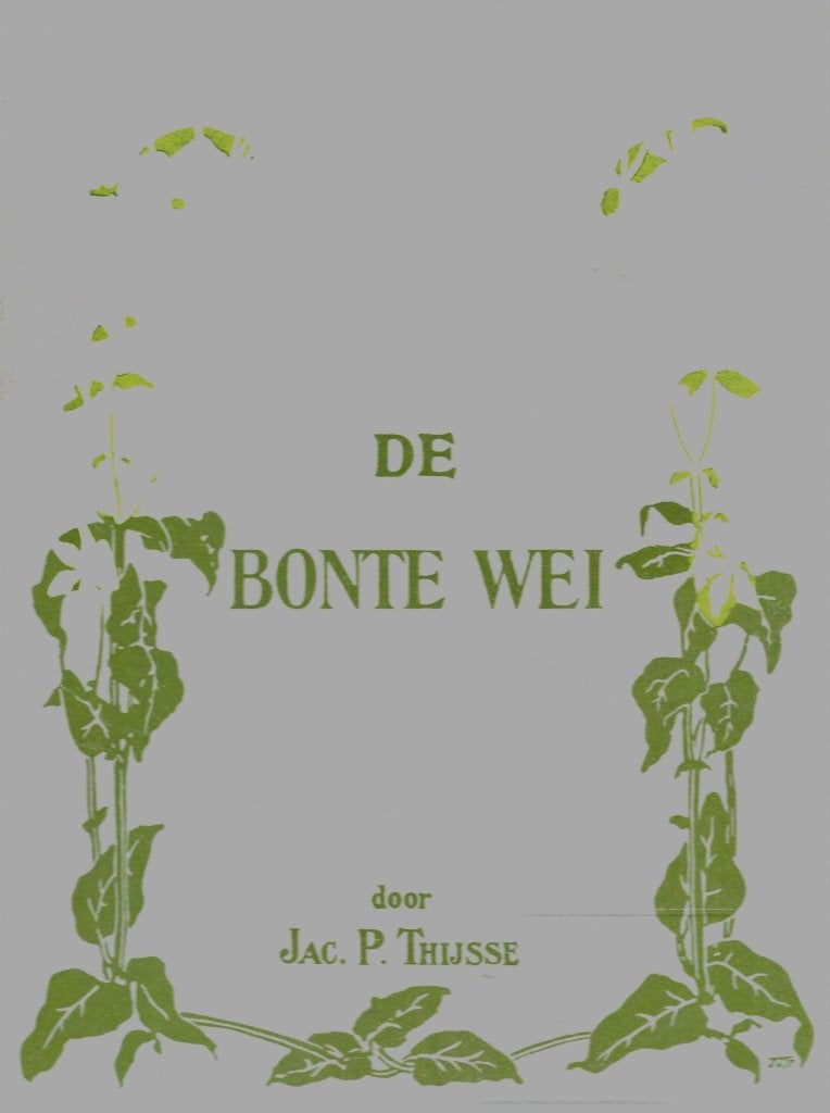 PLAATJES ALBUM DE BONTE WEI VERKADE 1911, Ophalen of Verzenden, Zo goed als nieuw, Jac. P. Thijsse, Plaatjesalbum