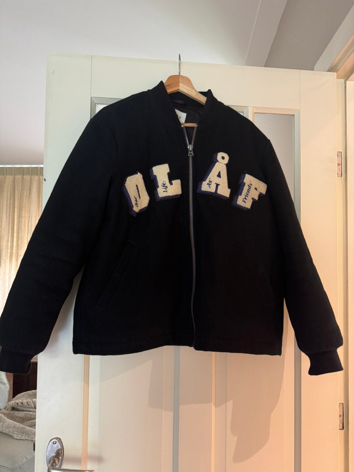 Olaf bomber S, Ophalen of Verzenden, Gedragen, Maat 46 (S) of kleiner, Zwart