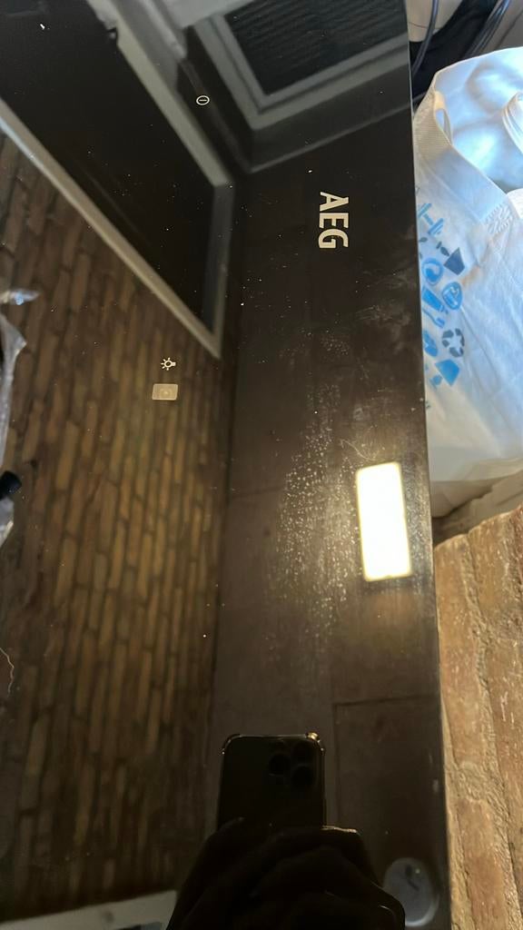 AEG afzuigkap + elektrische kookplaat fase 2, Witgoed en Apparatuur, Afzuigkappen, Ophalen, Gebruikt, Inbouw, Overige typen