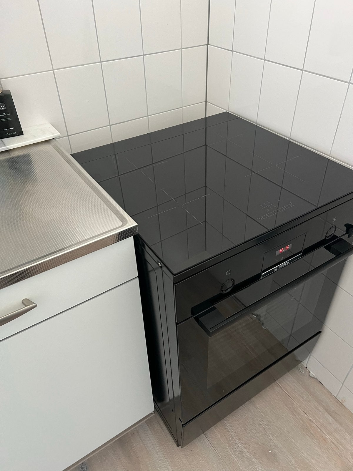 Bosch Inductie Fornuis met Oven - Zwart, Zo goed als nieuw, 60 cm of meer, Zo goed als nieuw, Inductie, Vrijstaand