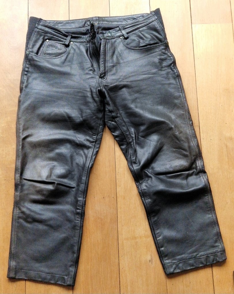 Leren broek maat 40, Maat 38/40 (M), Zwart, Ophalen of Verzenden, Zo goed als nieuw