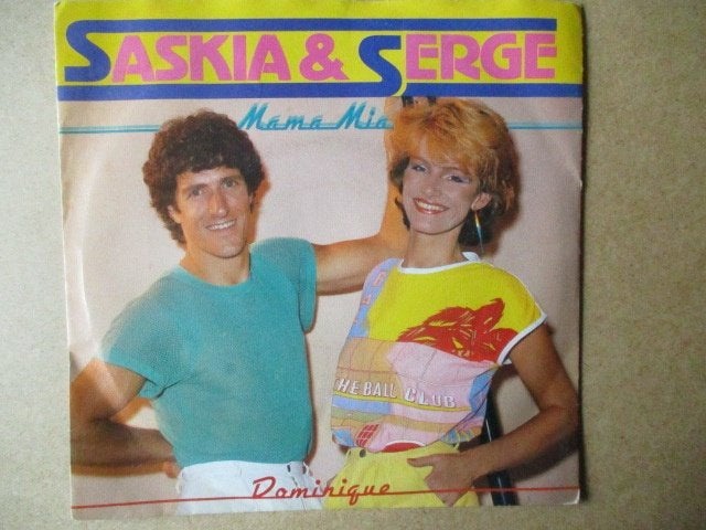 s4338 saskia and serge - mama mia, Ophalen, Gebruikt, 7 inch, Overige genres
