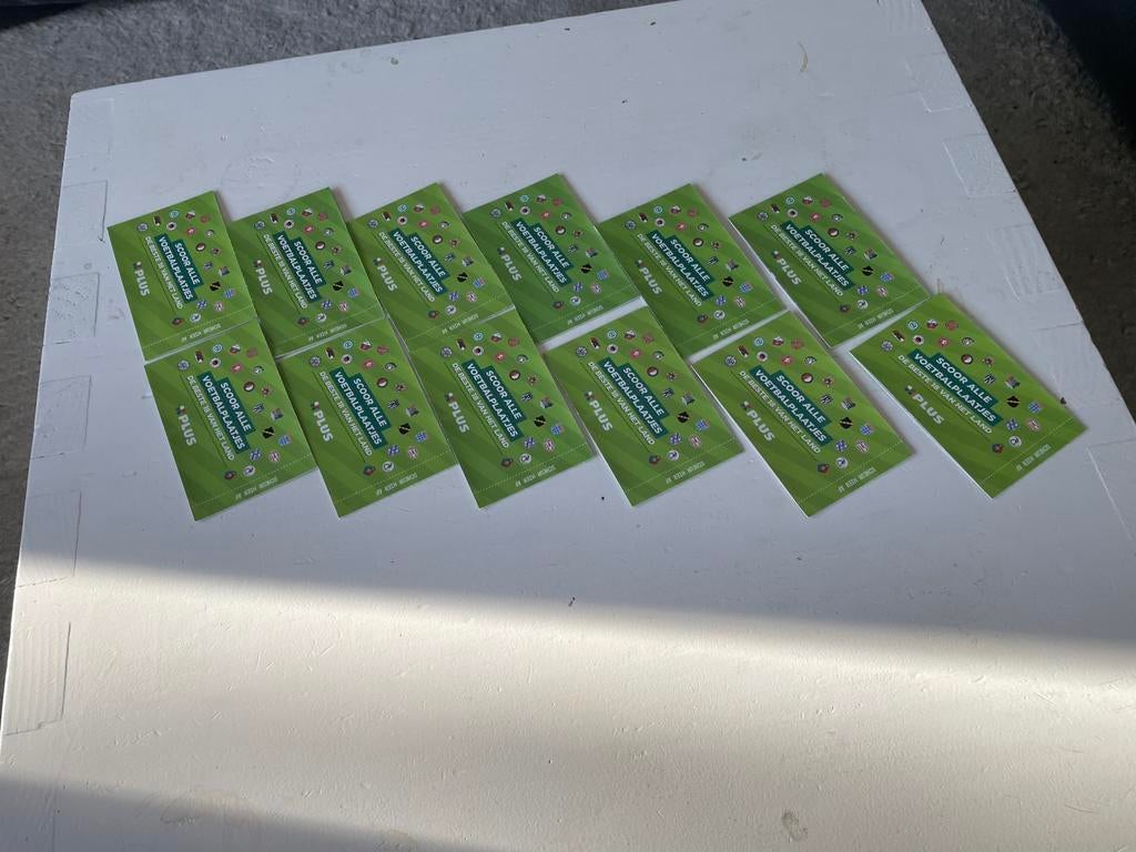 Voetbalplaatjes van plus, Ophalen of Verzenden, Zo goed als nieuw