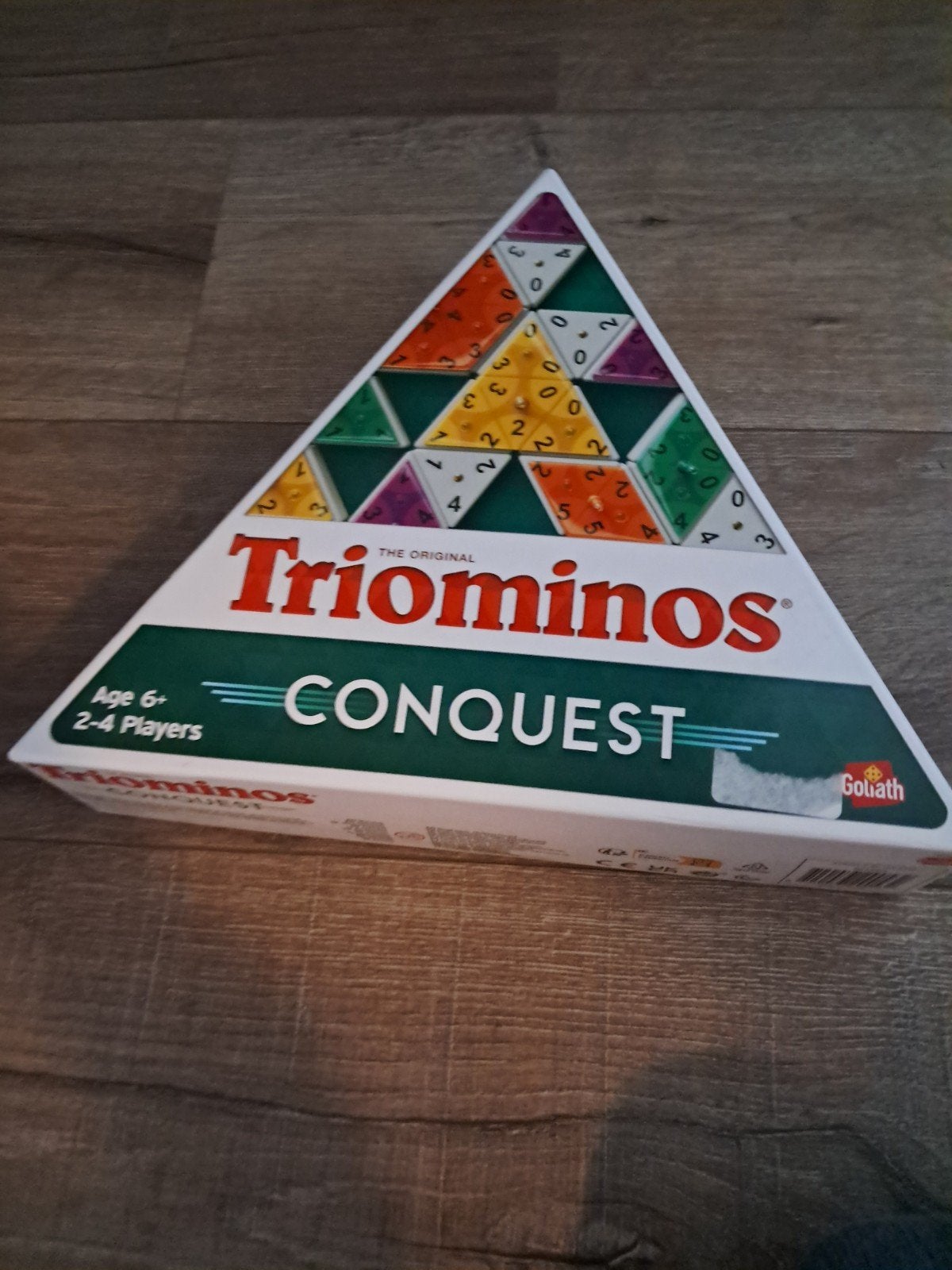 Triominos spel zgn spel, Drie of vier spelers, Ophalen, Zo goed als nieuw, Goliath