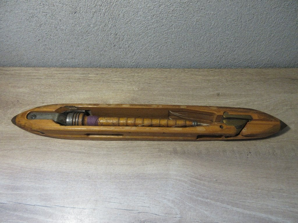 Antieke houten spoel schietspoel, Ophalen of Verzenden