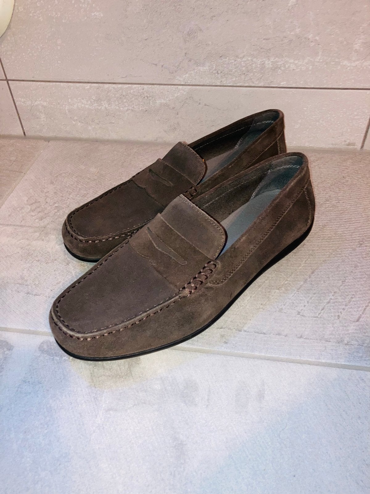 Geox Instappers Maat 43 - Comfortabele Herenschoenen, Ophalen of Verzenden, Zo goed als nieuw, Bruin, Loafers