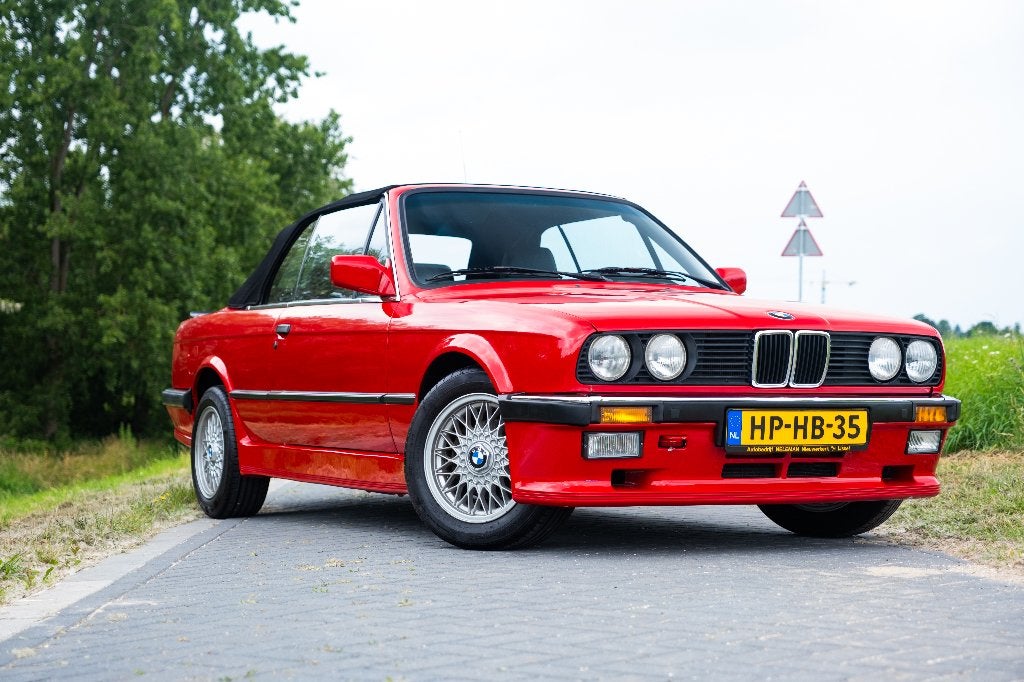 BMW E30 325 Cabriolet TYPE 1 SPORTLEER M-TECH 1 PAKKET, Zwart, 2494 cc, Cabriolet, Leder