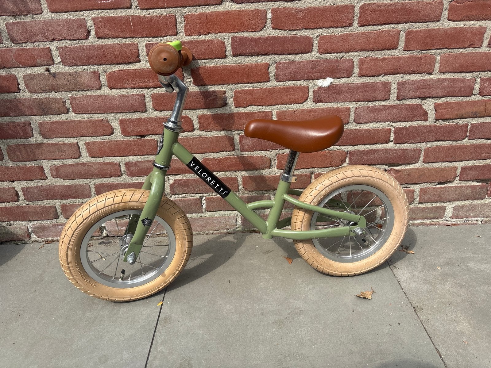Veloretti loopfiets groen - nog in erg goede staat., Ophalen, Gebruikt, 16 tot 20 inch