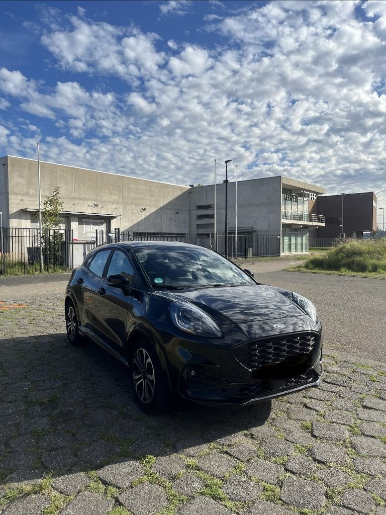 Ford Puma 1.0i Ecoboost Hybrid ST-Line 125pk 2022 Zwart, Voorwielaandrijving, Dealer onderhouden, 125 pk, Puma