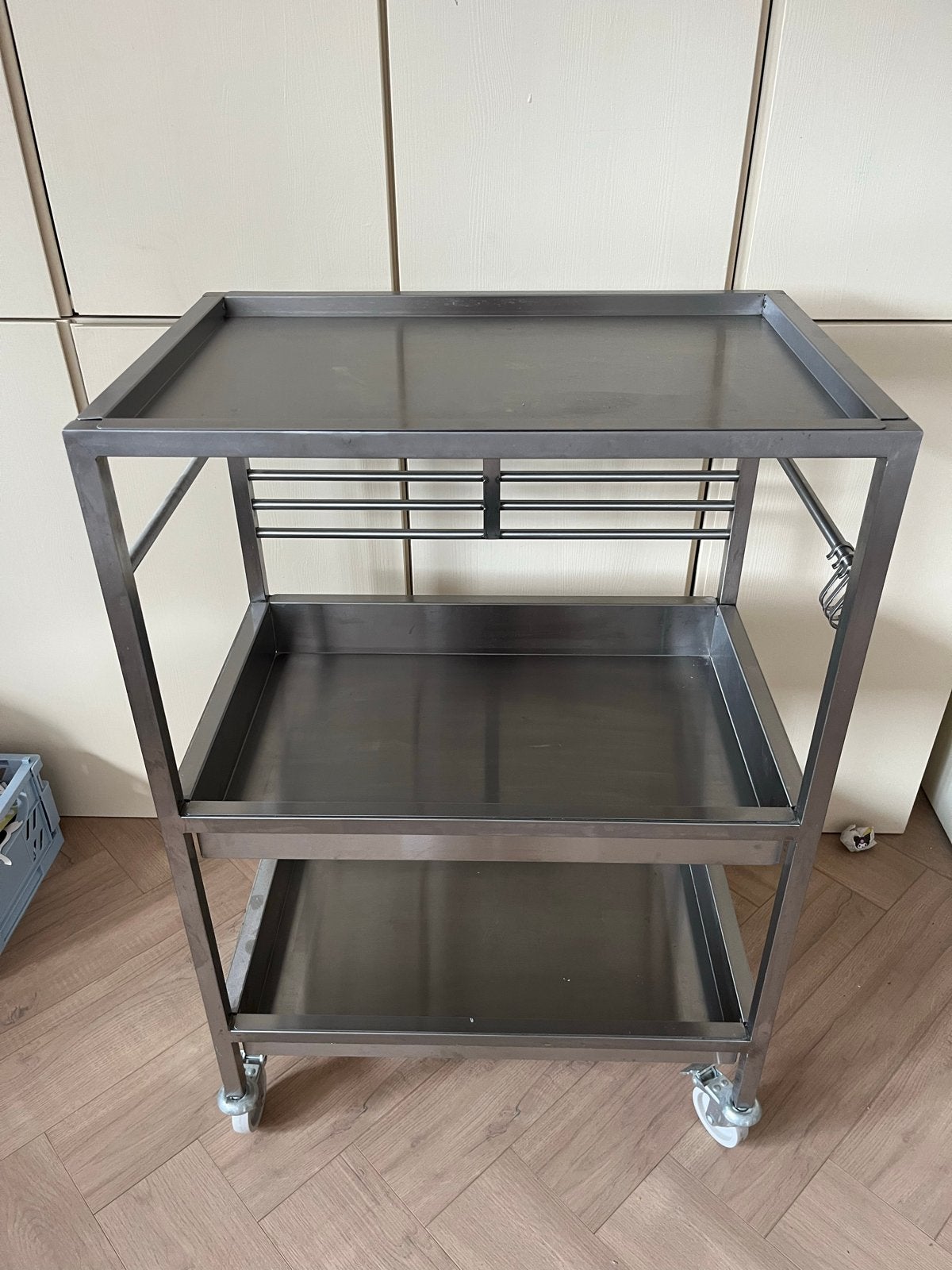 IKEA RVS Keukenkar Retro Look - Handig & Veelzijdig, Ophalen, Gebruikt, IKEA, Metaal
