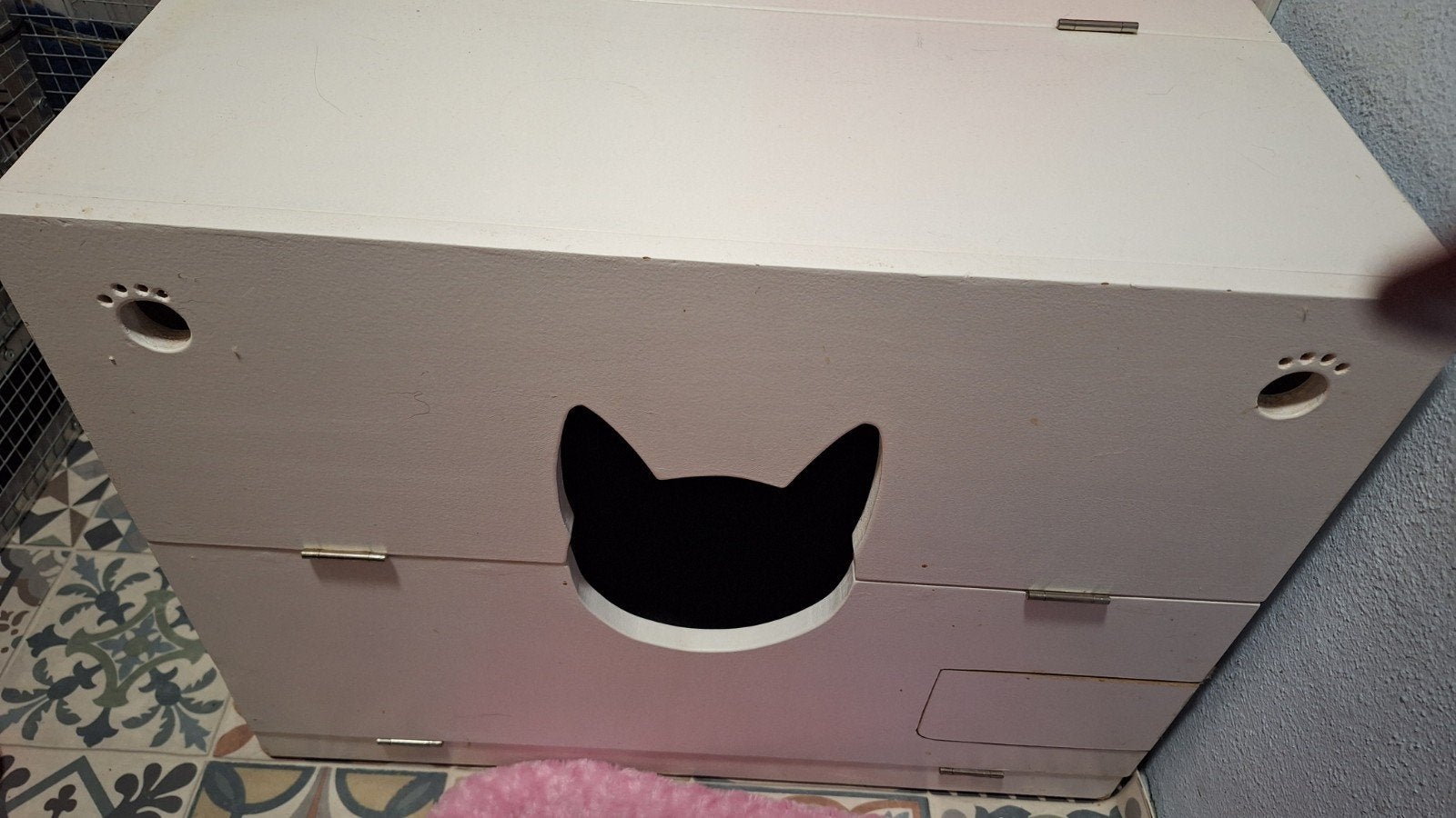 werpkist voor katten of klein hondjes, Dieren en Toebehoren, Katten-accessoires, Ophalen, Gebruikt