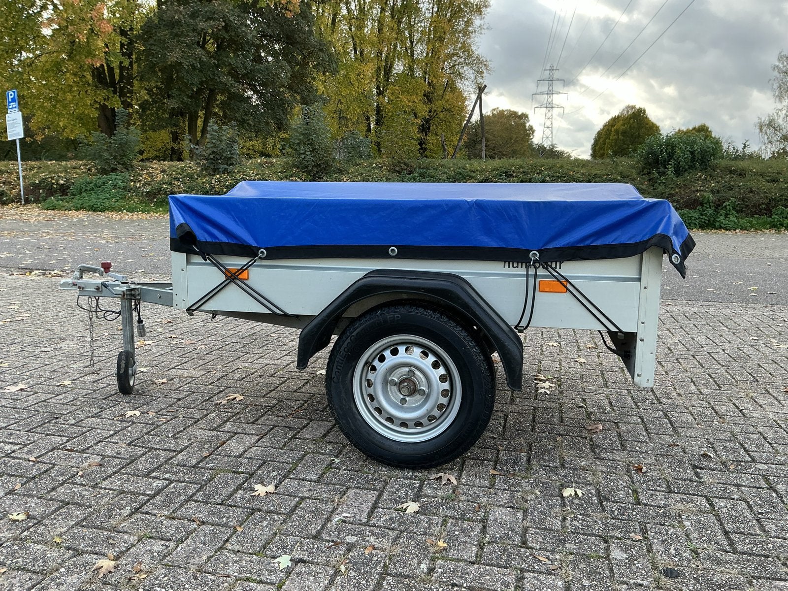 Humbaur Aluminium Aanhanger met Dekzeil - 165x110x40 cm, Auto diversen, Ophalen, Gebruikt