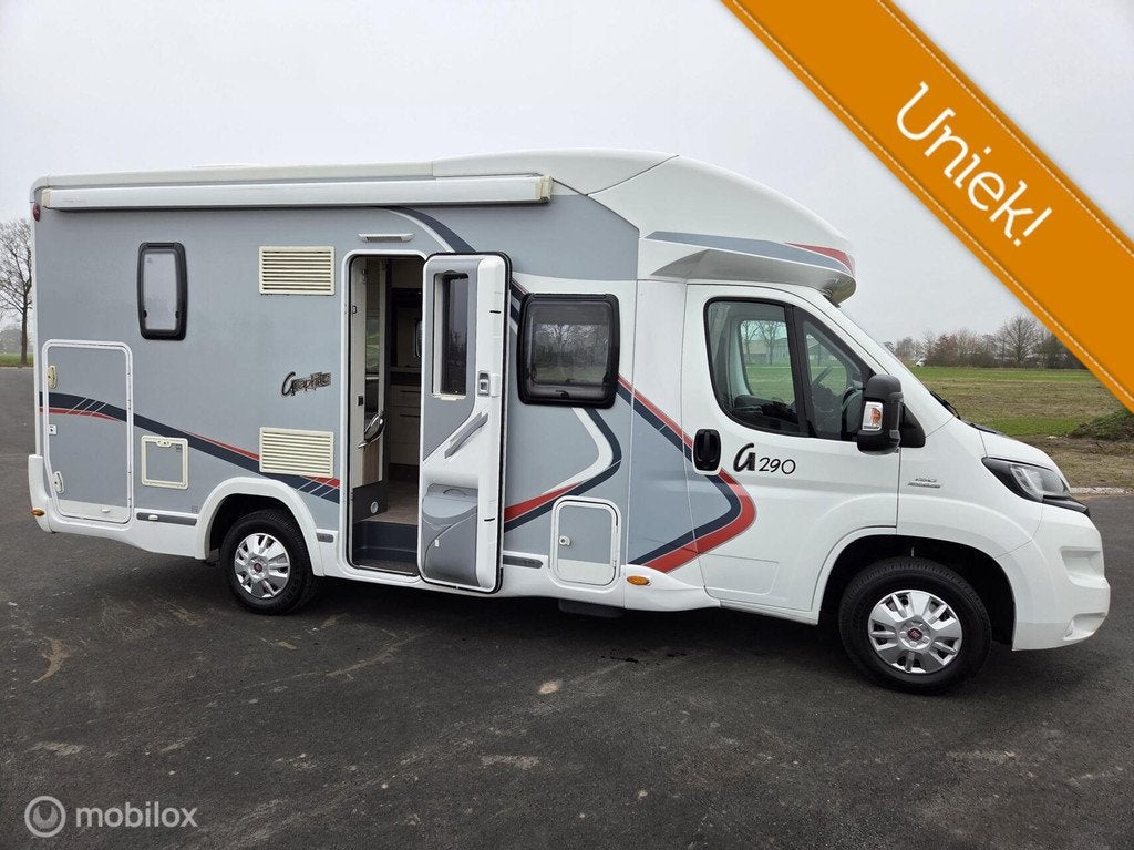 Challenger Graphite 290 camper Hefbed cruise Euro-5 2015, Caravans en Kamperen, Campers, 6 tot 7 meter, Bedrijf, Challenger, 6 tot 7 meter