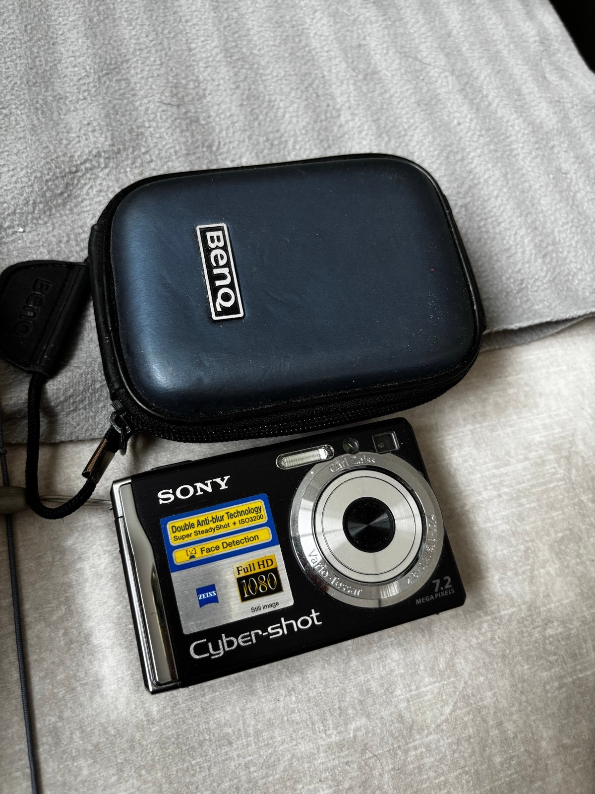 Sony Cyber-shot DSC-W80 - 7.2MP Carl Zeiss lens, Audio, Tv en Foto, Fotocamera's Digitaal, Zo goed als nieuw, Compactcamera, Sony