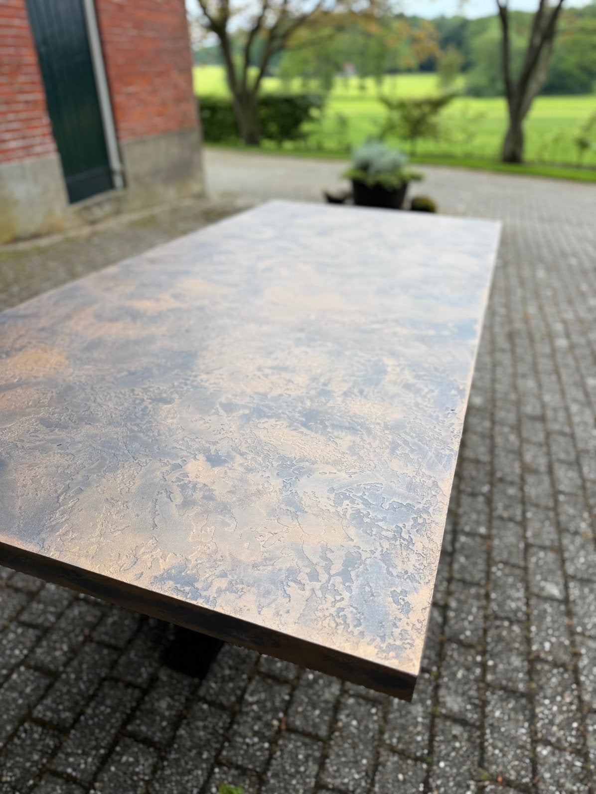 Keukentafel decoratief stucwerk!, Ophalen, Decoratief Stucwerk!, Overige materialen, 150 tot 200 cm
