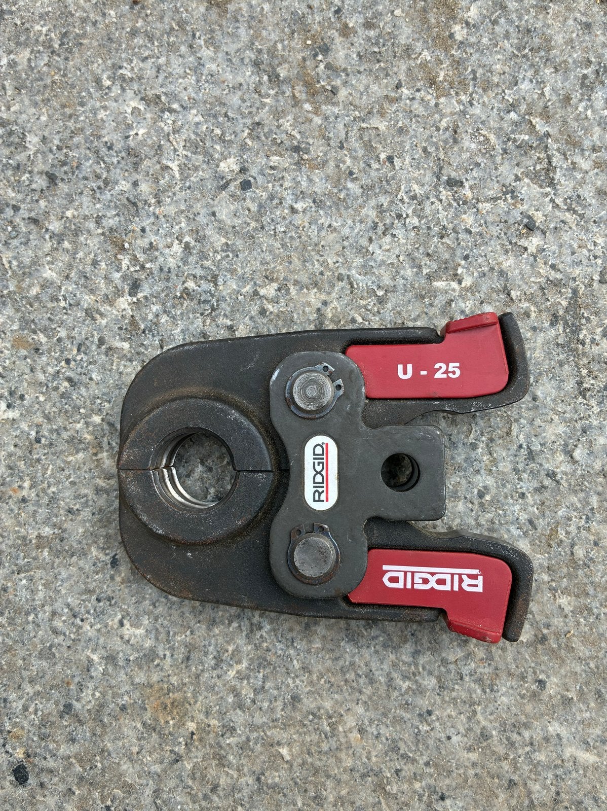 RIDGID U-25 persbek - zo goed als nieuw, Doe-het-zelf en Verbouw, Ophalen of Verzenden, Gebruikt, Overige typen, Ridgid