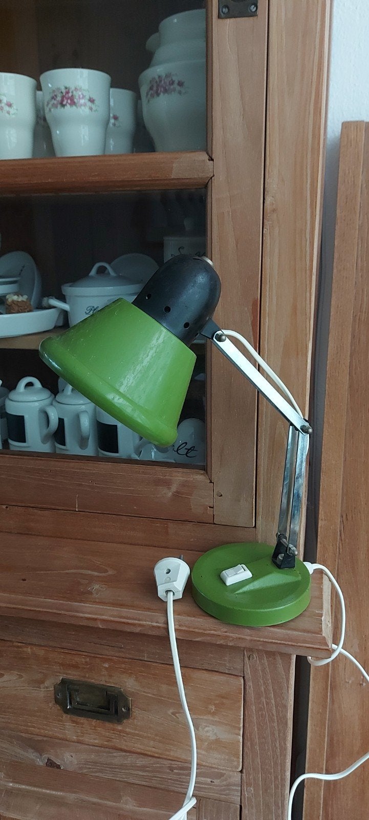 Vintage bureaulamp hala, Ophalen of Verzenden, Gebruikt, Metaal, Retro