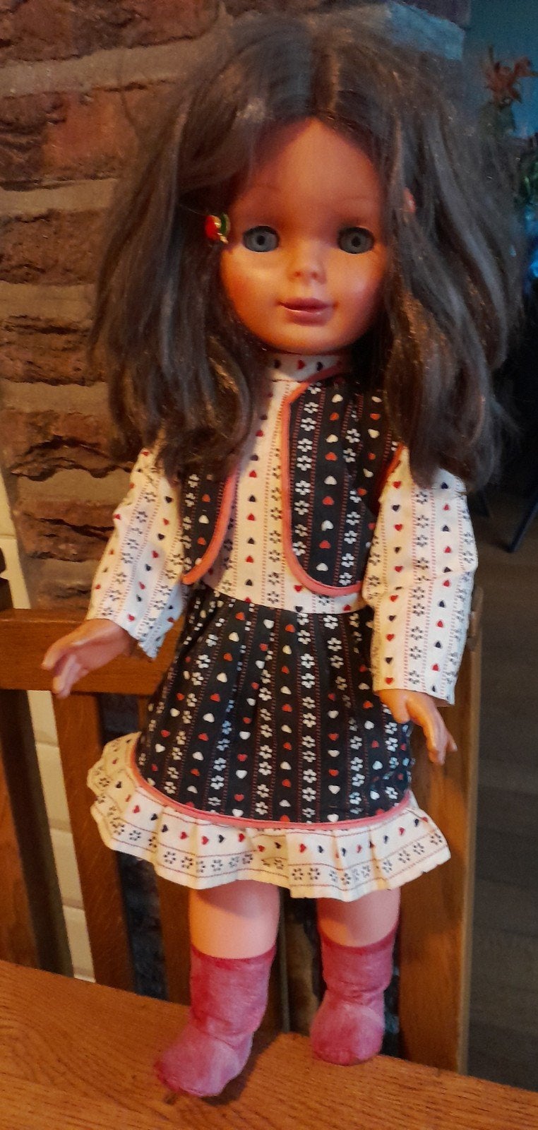 Lissi Batz Pop met Beierse originele klederdracht, Ophalen of Verzenden, Zo goed als nieuw, Pop