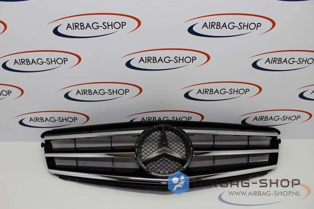 Mercedes C Klasse W204 Grille Zwart / Chrome Grill, -, Nieuw, Ophalen of Verzenden, -