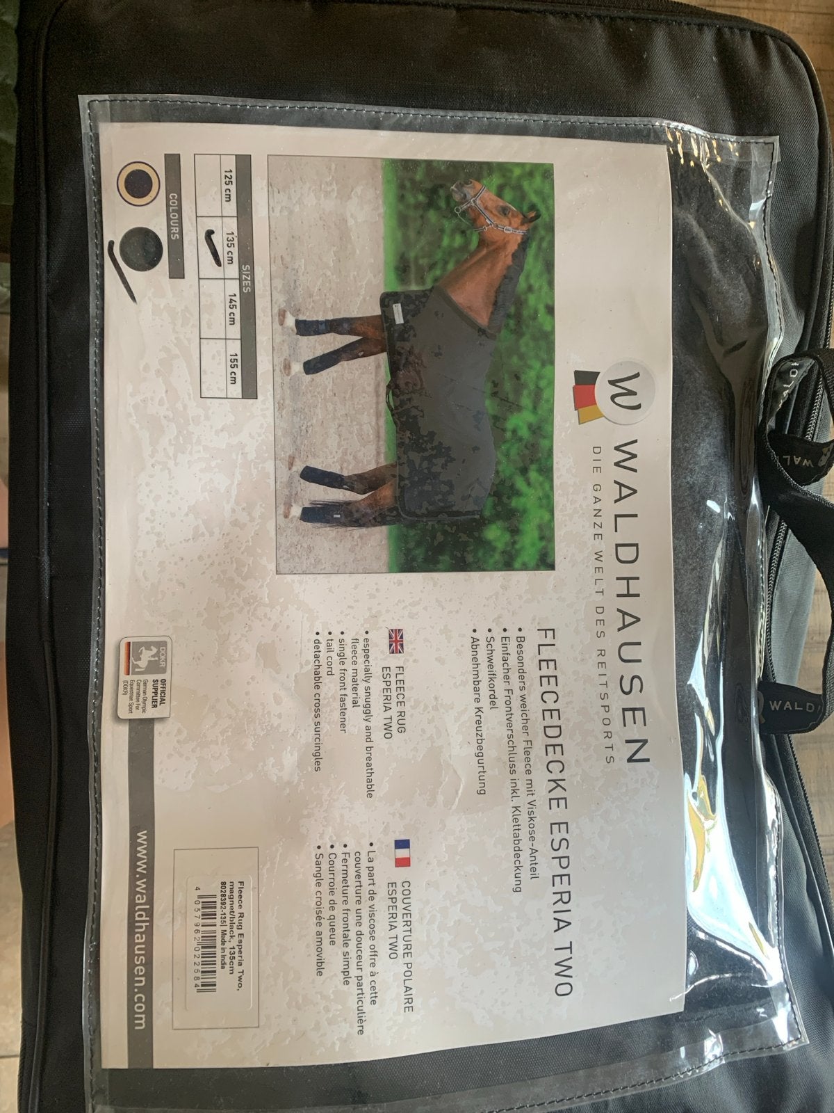 Nieuwe fleecedeken waldhausen e pony, Dieren en Toebehoren, Ophalen of Verzenden, Nieuw