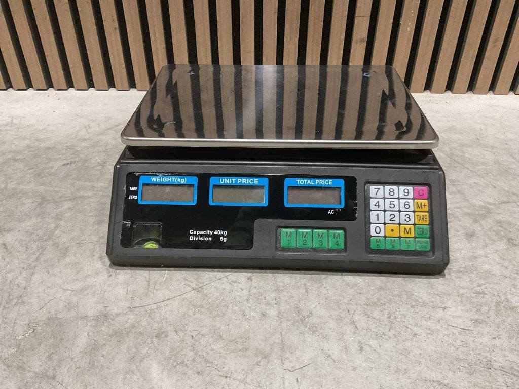 ACS Digitale prijs weegschaal‼️, Witgoed en Apparatuur, Weegschalen, Ophalen, Winkelweegschaal, 1 tot 500 gram, Nieuw