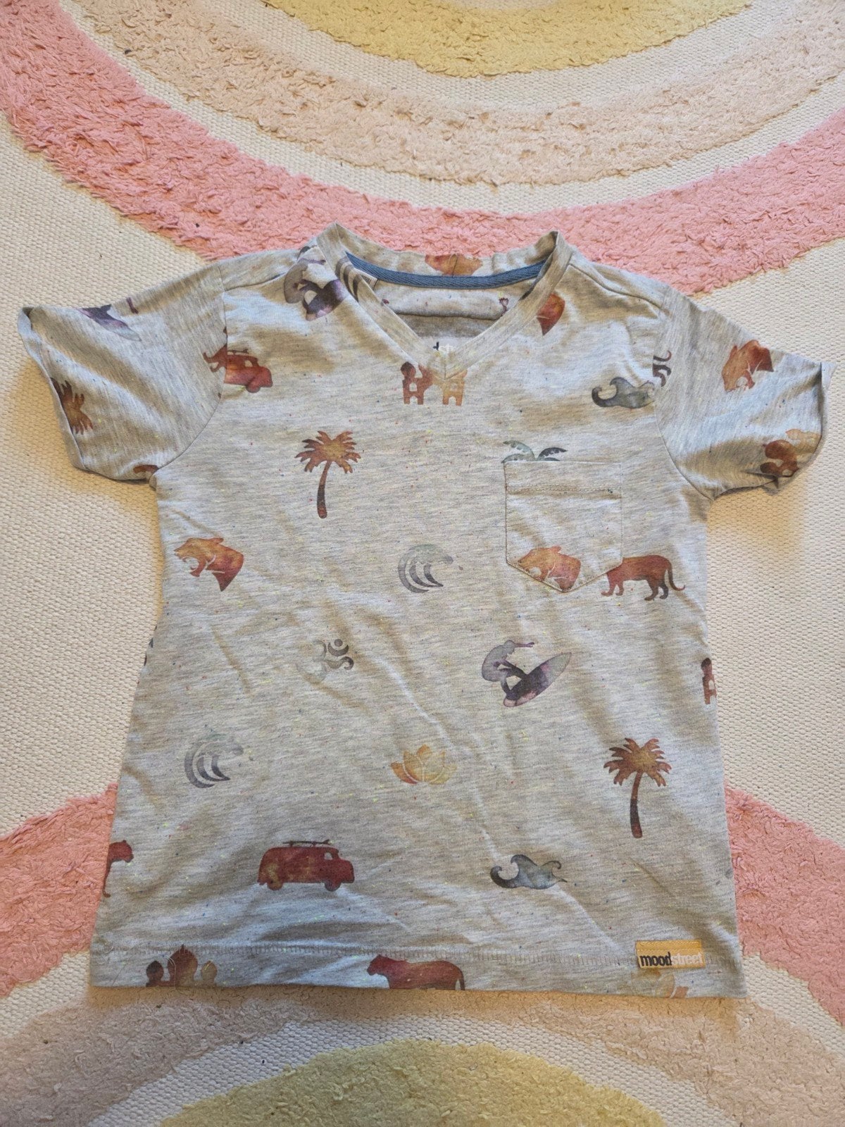 Moodstreet grijs shirt palmboom en dieren
Maat 122
In goede, Kinderen en Baby's, Kinderkleding | Maat 122, Ophalen of Verzenden
