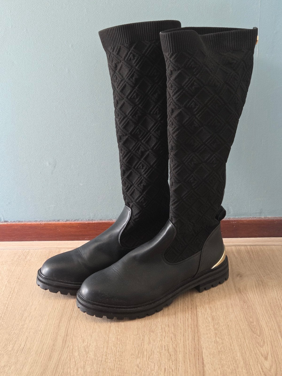Mexx knee high boots, Hoge laarzen, Mexx, Verzenden, Zwart
