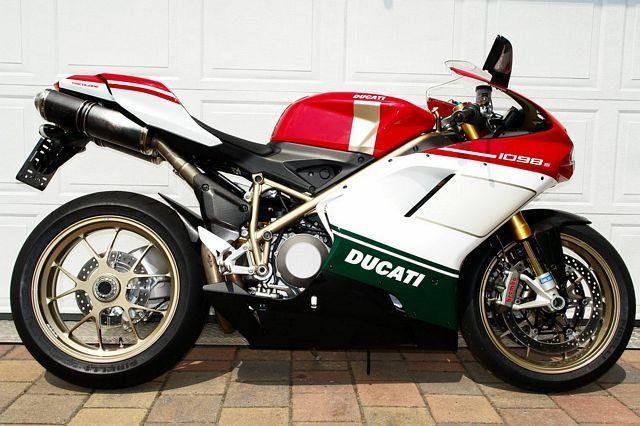 Ducati 1098 S | 1098S TRICOLORE TERMIGNONI (bj 2007), 1099 cc, Bedrijf, Super Sport