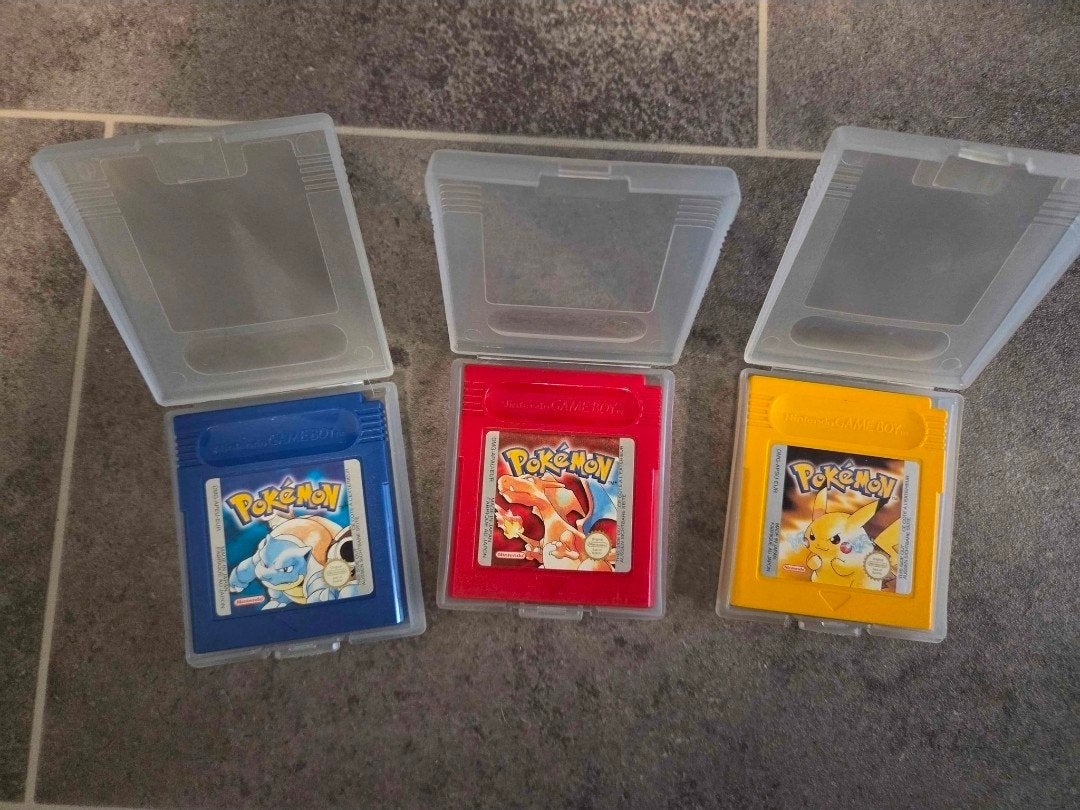 pokemon yellow blue red gameboy, 1 speler, Zo goed als nieuw, Vanaf 3 jaar, Ophalen
