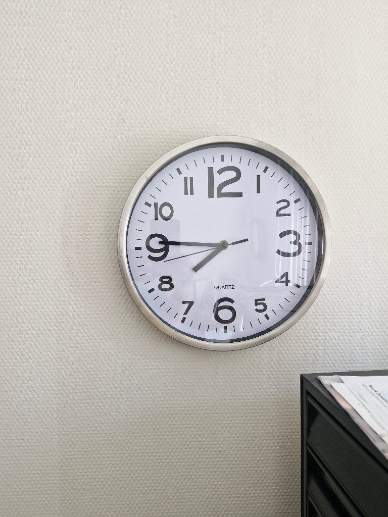 klok, Ophalen, Wandklok, Zo goed als nieuw, Art deco