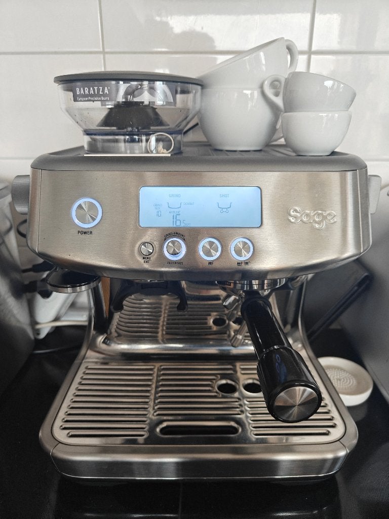 Sage Barista Pro - 2026 nieuw, Witgoed en Apparatuur, Koffiezetapparaten, Espresso apparaat, 10 kopjes of meer, Zo goed als nieuw