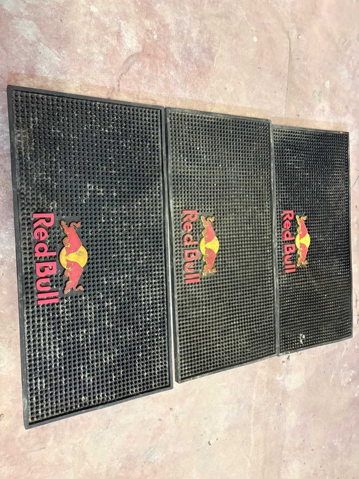 Set van 3 Red Bull bar matten, Ophalen of Verzenden