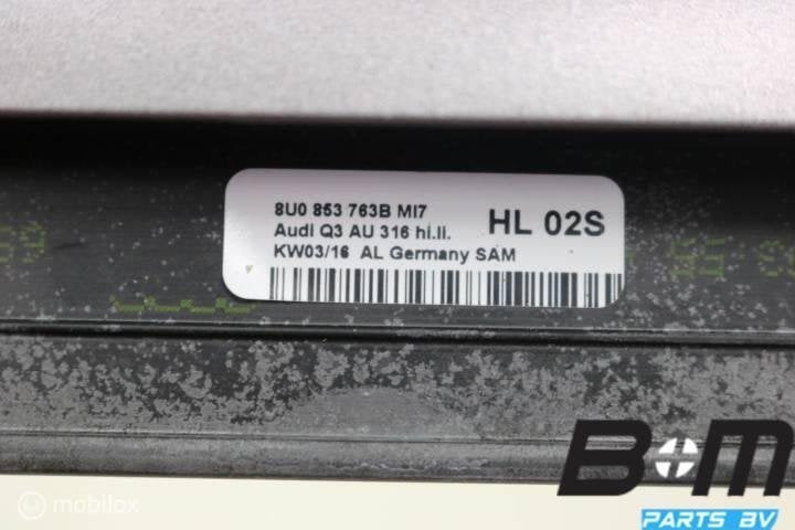 Titanium optiek pakket rond zijruiten Audi Q3 8U 8U0853703C, Gebruikt