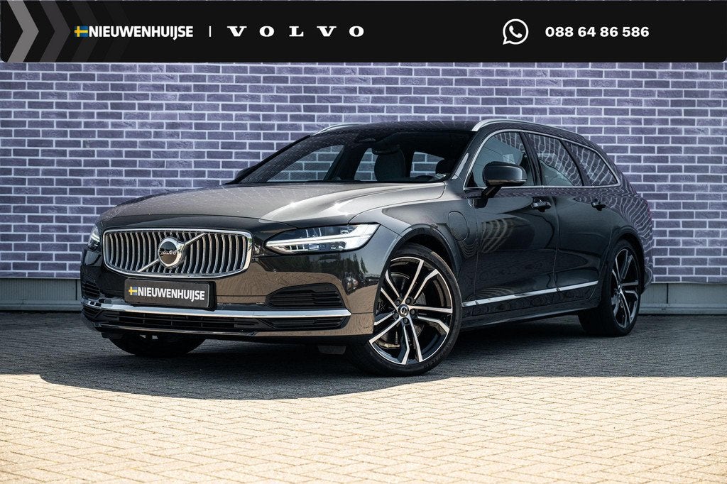 Volvo V90 2.0 T6 Plug-in hybrid AWD Ultra Bright | Adaptieve, Auto's, Volvo, 12 maanden, Stof, Euro 6, 4 cilinders