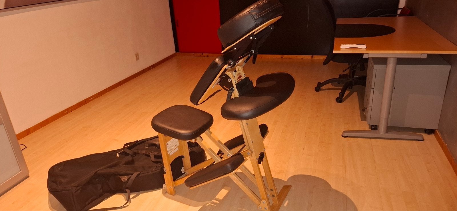 touch pro onsite massage stoel., Ophalen, Zo goed als nieuw, Massagestoel of Kussen