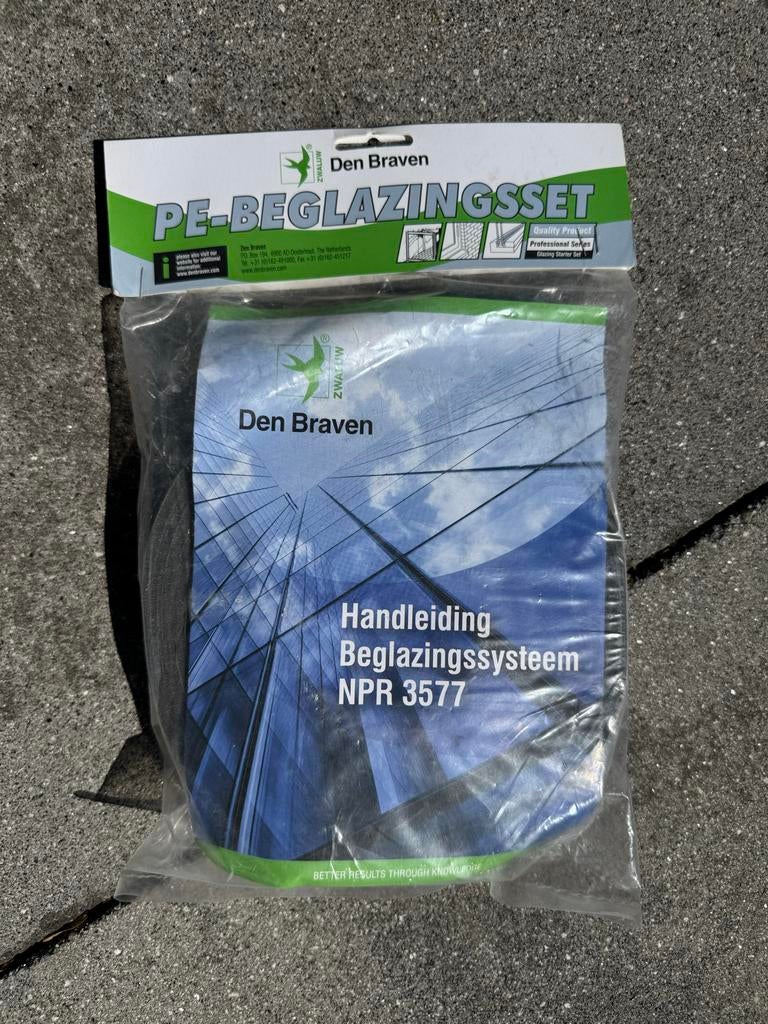 Den Braven PE-Beglazingsset - Nieuw, Ophalen of Verzenden, Nieuw, Overige typen, Minder dan 80 cm