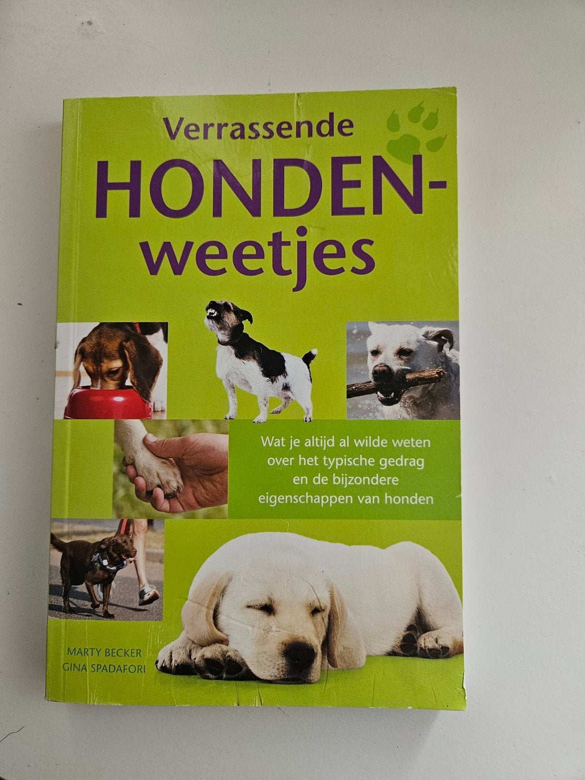 Verrassende Hondenweetjes - Boek over hondengedrag, Ophalen of Verzenden, Gelezen, Honden, Marty Becker, Gina Spadafori