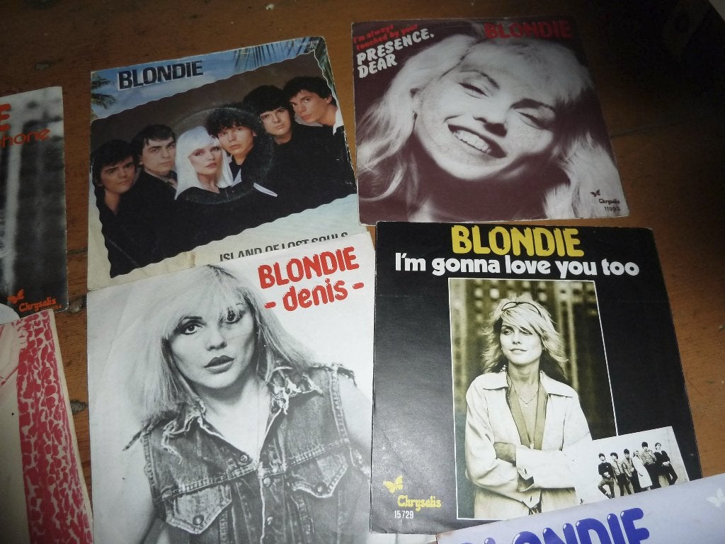 BLONDIE 12 singles mooie en redelijk mooie, Ophalen of Verzenden, Gebruikt, Pop