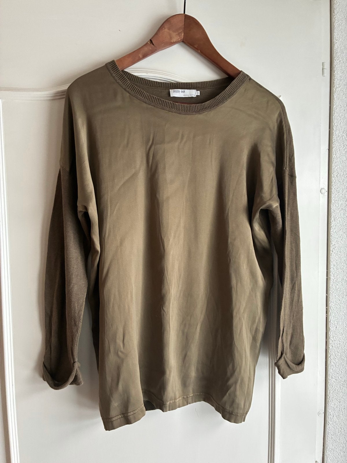 Sissy-Boy Special Basics trui met zijde maat M, Kleding | Dames, Ophalen of Verzenden, Zo goed als nieuw, Maat 38/40 (M), Groen