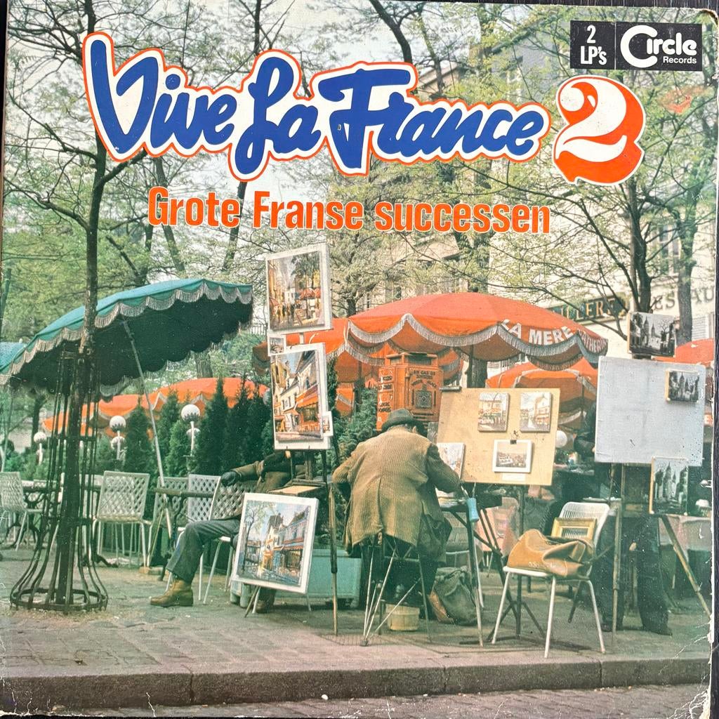 Dubbel lp Vive la France - Grote Franse successen, Ophalen of Verzenden, Gebruikt, 12 inch