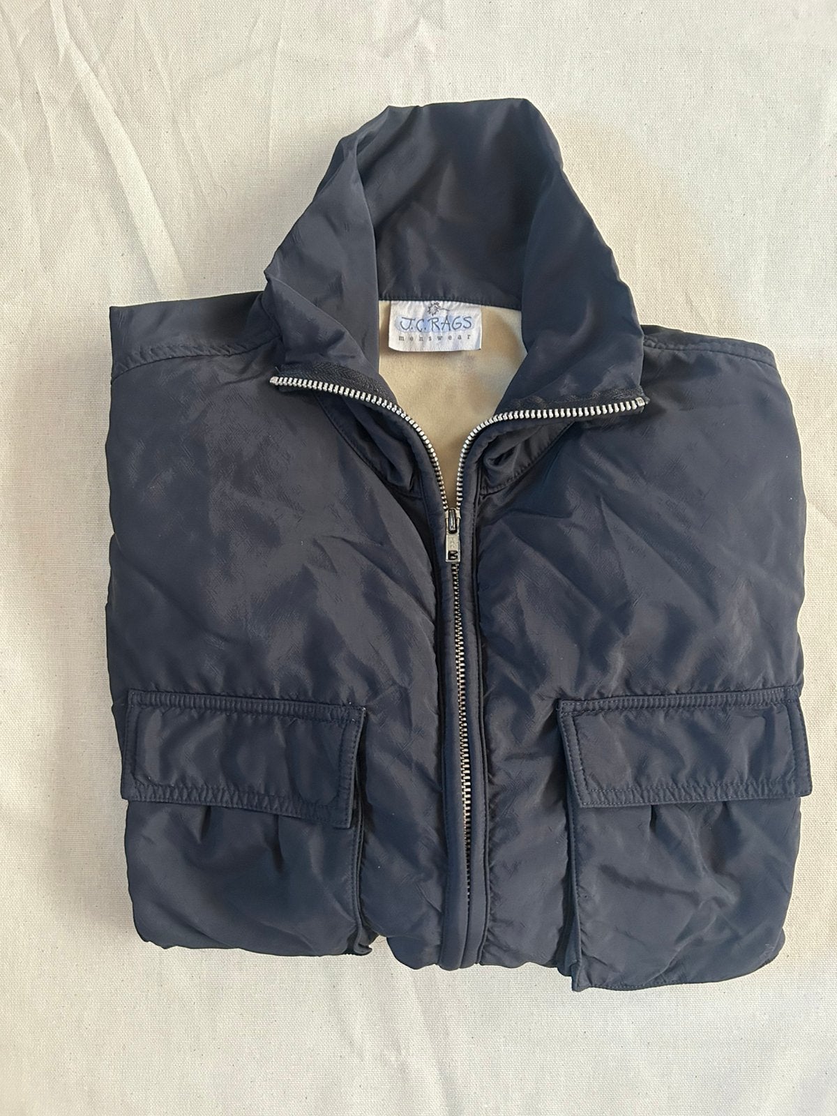 J.C Rags donkerblauwe bodywarmer maat L, Ophalen of Verzenden, Zo goed als nieuw, Maat 52/54 (L), Blauw
