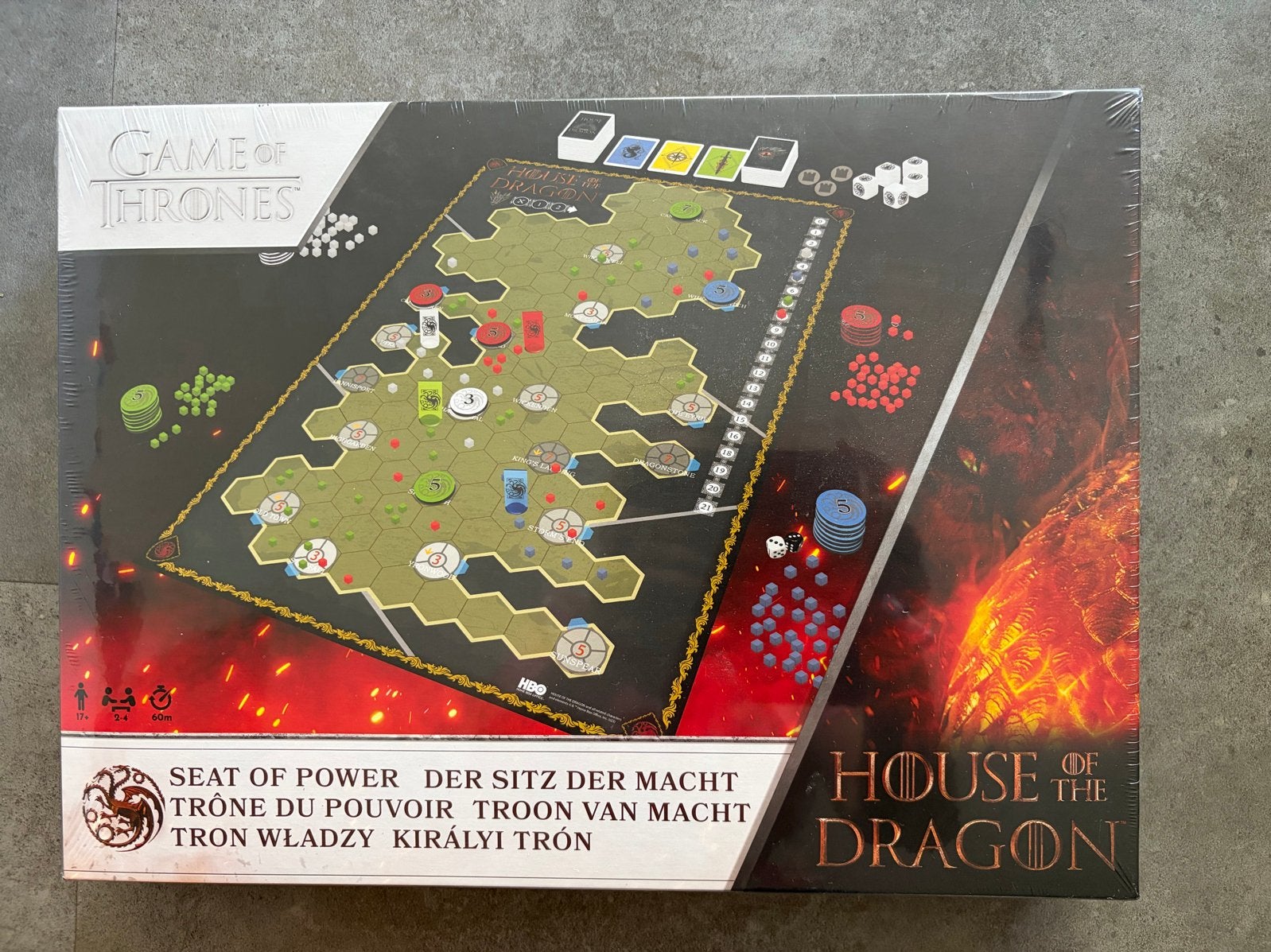 Game of Thrones: House of the Dragon - Seat of Power, Drie of vier spelers, Ophalen of Verzenden, Nieuw