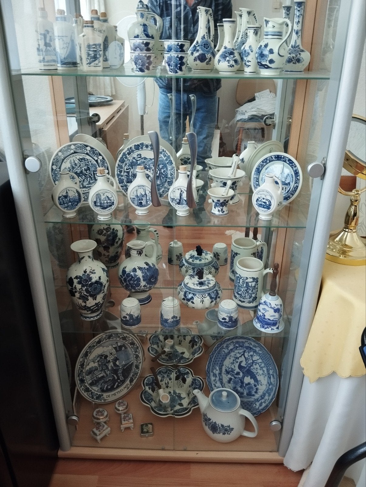 Goedewaagen & Batavus Delfts Blauw Collectie + Vitrine, Ophalen of Verzenden